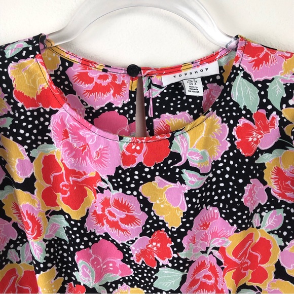 TOPSHOP "Pastel Dream Puff Sleeve Midi dress" size: 4 - Picture 6 of 16